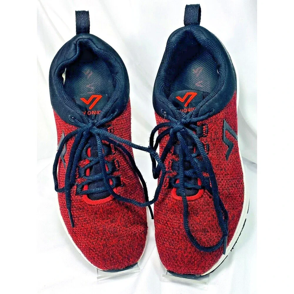 Vionic Men's Red and Black Turner Comfort Sneakers-Size 7-(ASR1597)-2018
